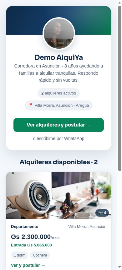 Tu página de alquileres en alquiYa
